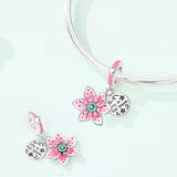 Pink Blossom “Life in Full Bloom” Dangle Charm