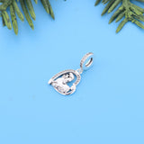 Poodle Puppy Heart Charm