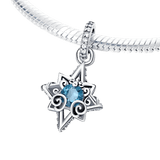 Disney Cinderella Blue Star Pendant Charm