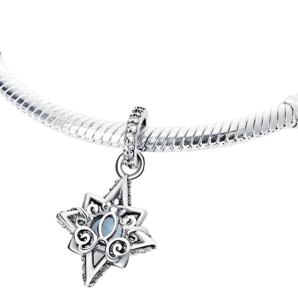 Disney Cinderella Blue Star Pendant Charm