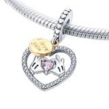 Disney Mickey Mouse I Love You Heart Dangle Charm