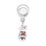 Disney Mickey and Minnie Kissing Dangle Charm