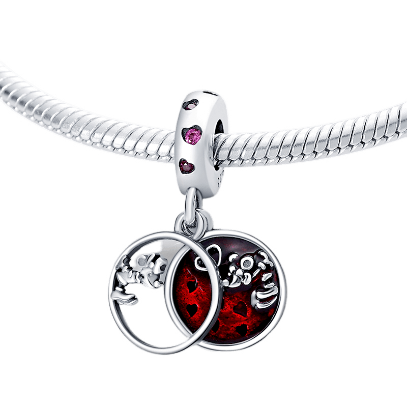 Disney Mickey and Minnie Love Dangle Charm
