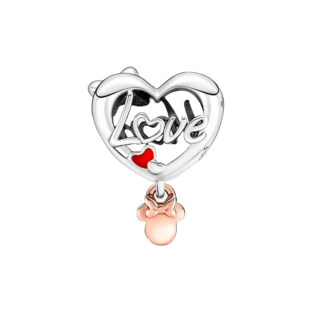 Disney Minnie Mouse Mom Heart Charm