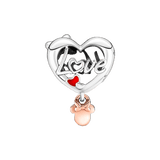 Disney Minnie Mouse Mom Heart Charm