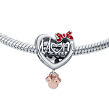 Disney Minnie Mouse Mom Heart Charm