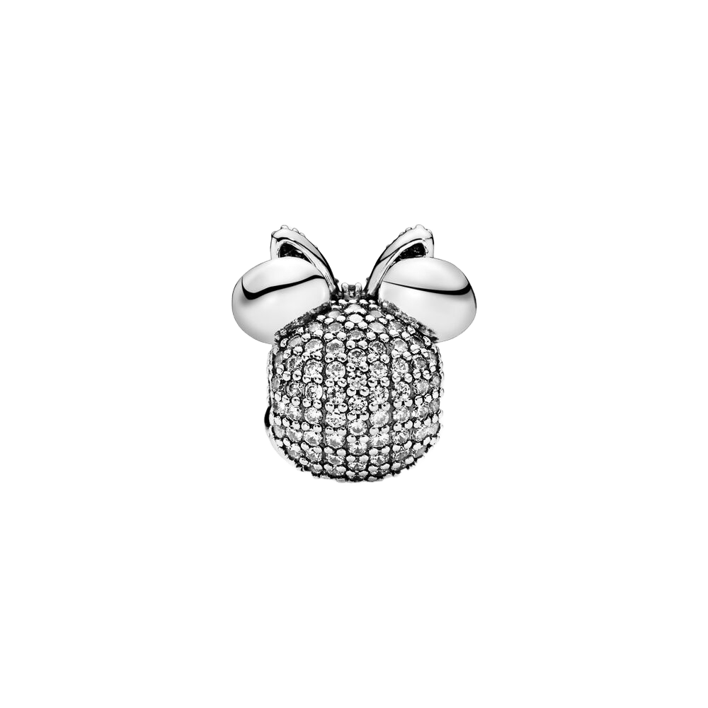Disney Minnie Mouse Pink Pave Bow Clip