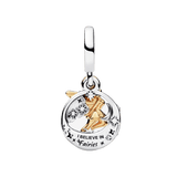 Disney Tinker Bell Moon and Stars Dangle Charm