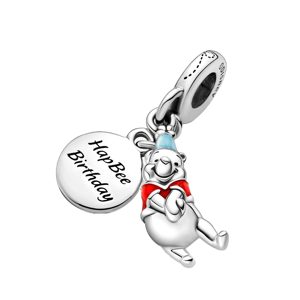 Disney Winnie the Pooh Birthday Dangle Charm