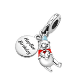 Disney Winnie the Pooh Birthday Dangle Charm