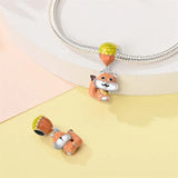 Red Squirrel Dangle Charm