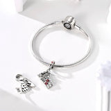 Roman Colosseum with Gladiator Dangle Charm