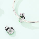 Sleeping Panda & Bamboo Glow Charm