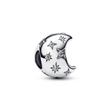 Sparkling Celestial Moon Charm