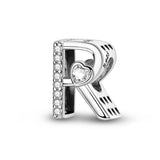 Sparkling Heart Letter A~Z Alphabet Charm