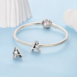 Sparkling Heart Letter A~Z Alphabet Charm