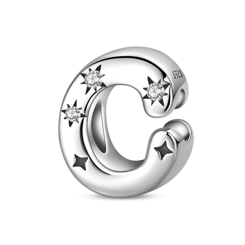 Starry Letter A~Z Alphabet Charm
