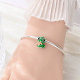 Thermochromic Color-Changing Baby Chameleon with Flower Charm