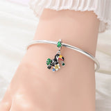 Toucan, Monstera Leaf & Plumeria Dangle Charm