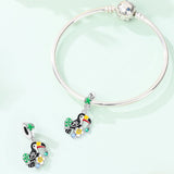 Toucan, Monstera Leaf & Plumeria Dangle Charm