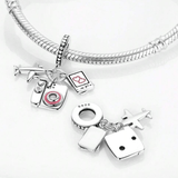 Travel Moments Camera & Airplane Charm