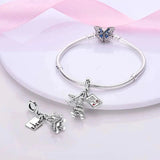 Travel to Paris Eiffel Tower Love Dangle Charm