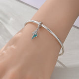Turquoise Conch Shell Dangle Charm