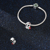 Venomous Rose Skull Charm
