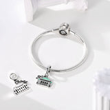 Vienna Opera House with Musical Note Dangle Charm